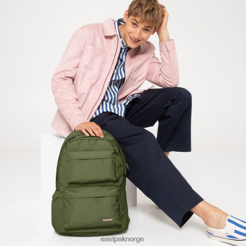 nei Eastpak polstret dobbel mørkt gress 0PF4J484 ryggsekker