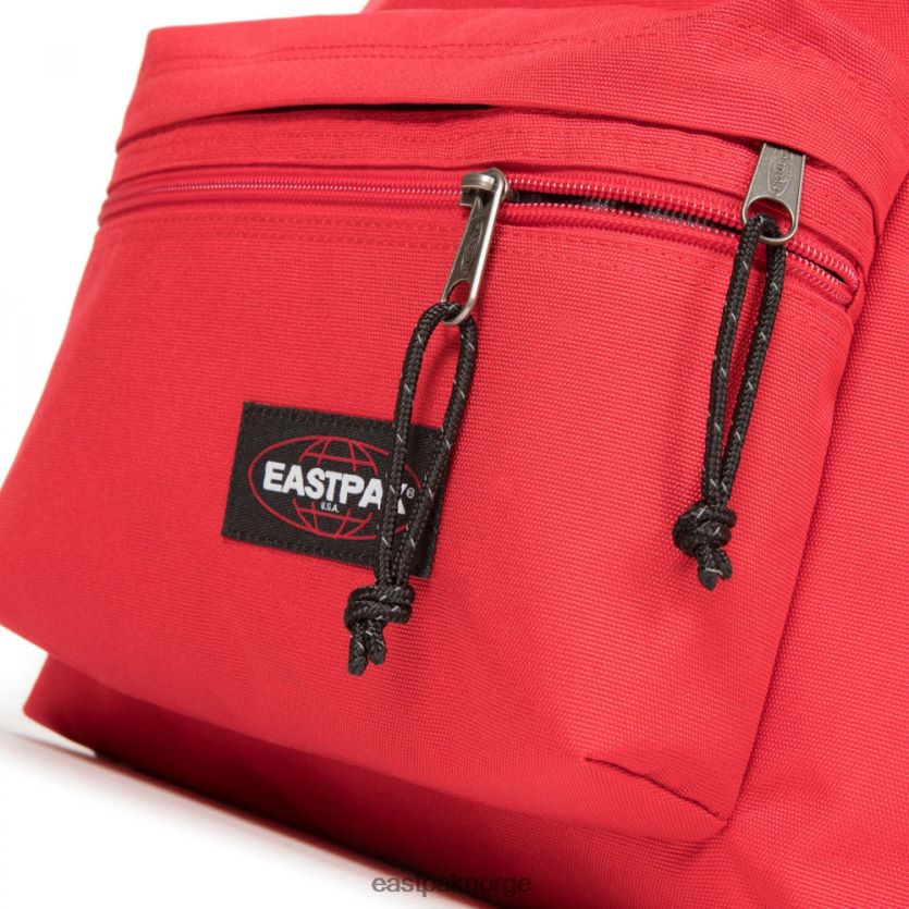 nei Eastpak polstret zippl\'r + sjømann rød 0PF4J498 ryggsekker