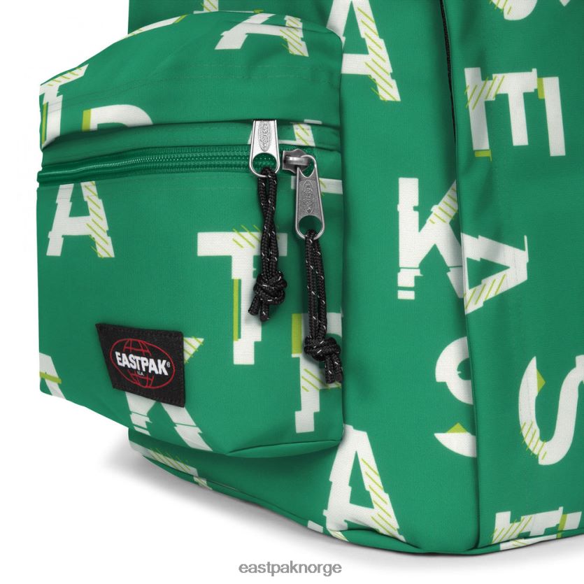 nei Eastpak kontor zippl\'r mos grønn 0PF4J4176 ryggsekker