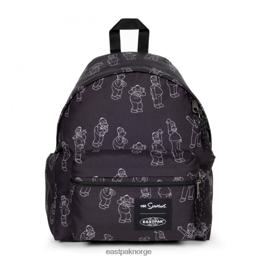 nei Eastpak polstret zippl'r + simpsons svart 0PF4J4161 ryggsekker