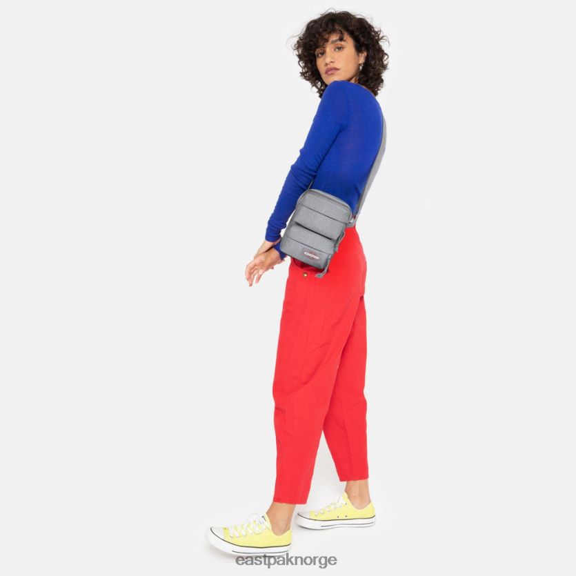 nei Eastpak den ene doblet seg søndag grå 0PF4J4252 skulderveske