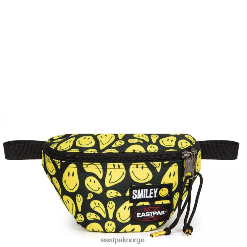 nei Eastpak springer smiley graffiti gul 0PF4J4267 skulderveske